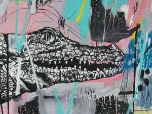 MOMENTI Авторский художественный принт Crazy home paintings Re-010