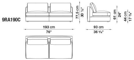 B&B Italia Диван из ткани Richard sun-id-1429934 - Вид №9