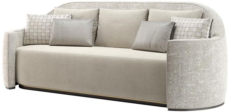 FRATO 3-х местный бархатный диван  Fup220031aaa  - Вид №1