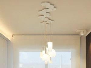 Alma light Светодиодный подвесной светильник с прямым светом в стекле Blow