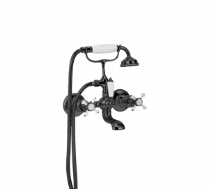 Gentry Home Смеситель для раковины от центра к центру 2 отверстия под смеситель 200 мм Chelsea Темный никель GH101041