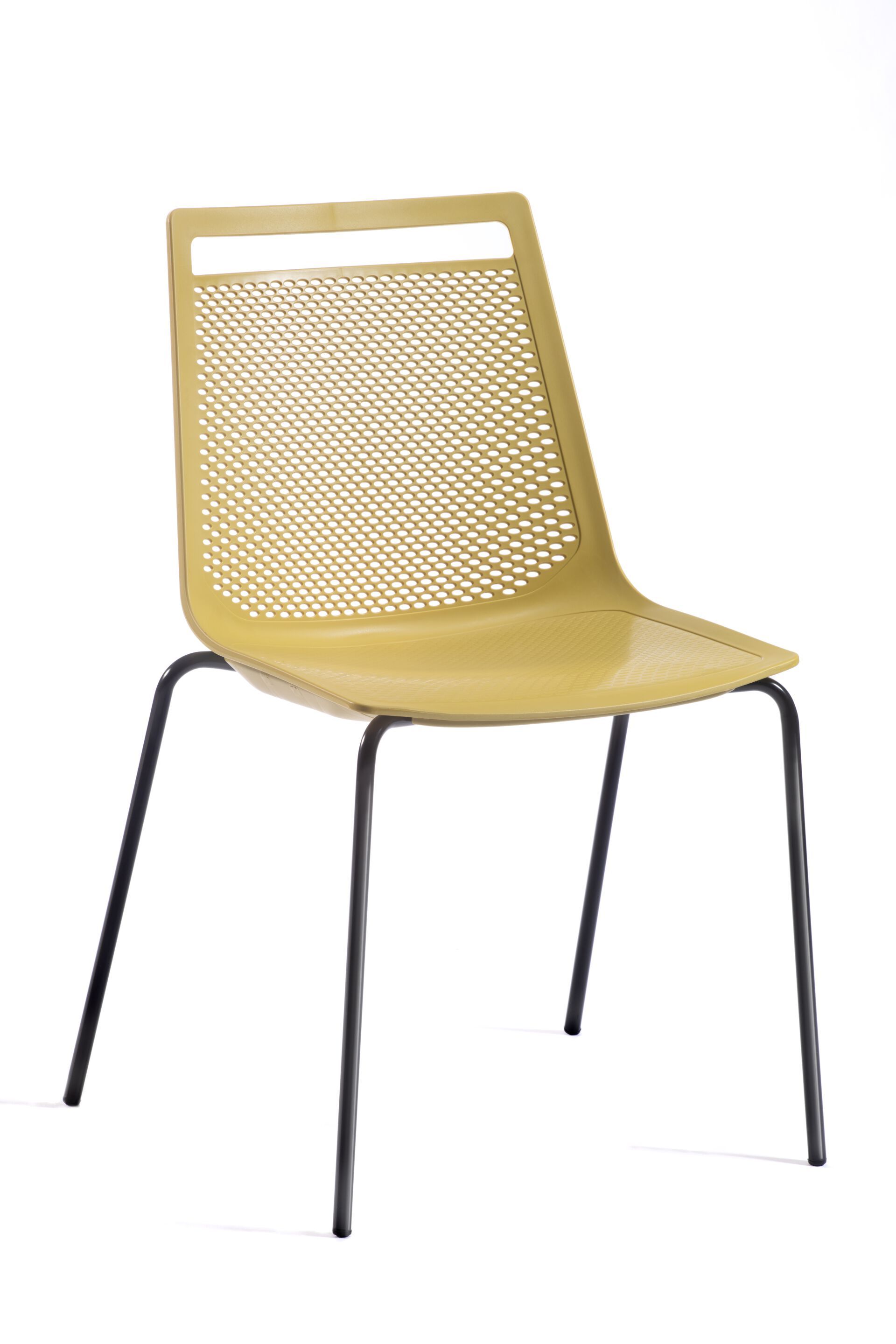 Стул из инженерного пластика со встроенной подушкой и металлическим каркасом GABER Akami ARCH-00018268 - Вид №1