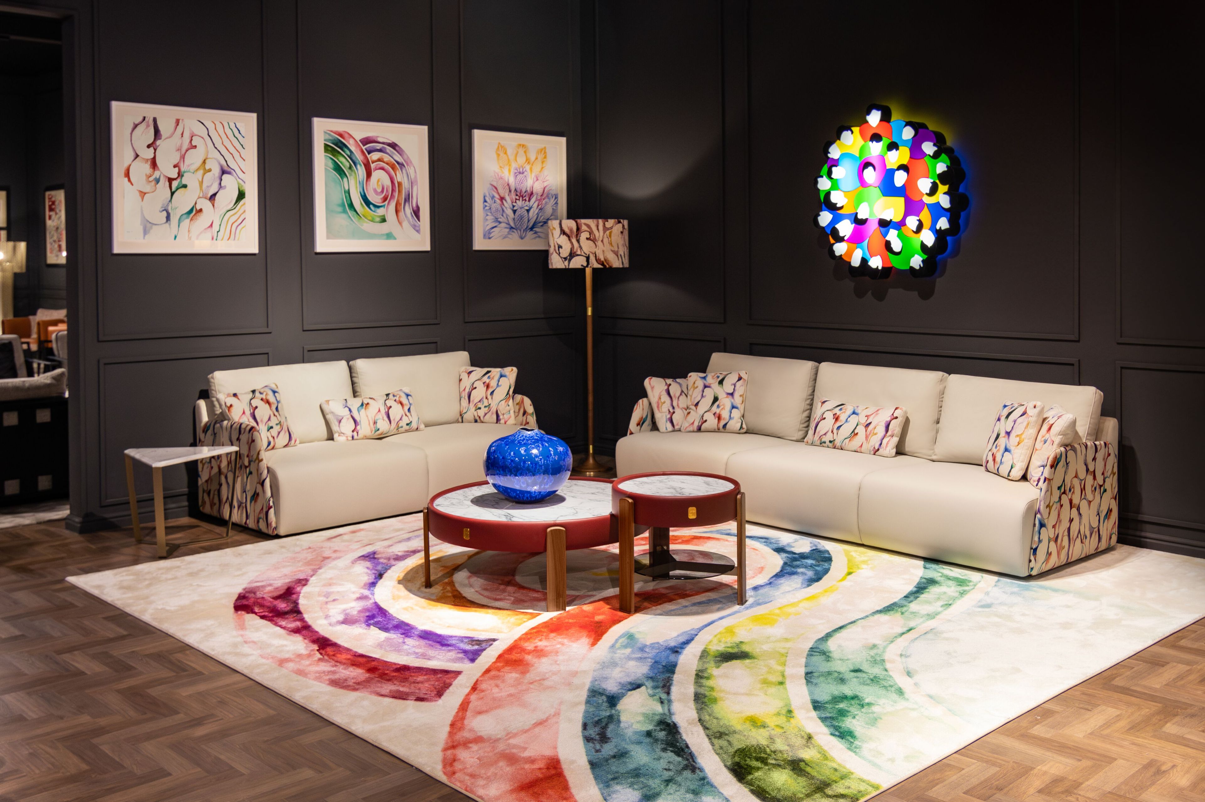 Мраморный низкий круглый журнальный столик Formitalia KEAN ARCH-00044657 - Вид №19