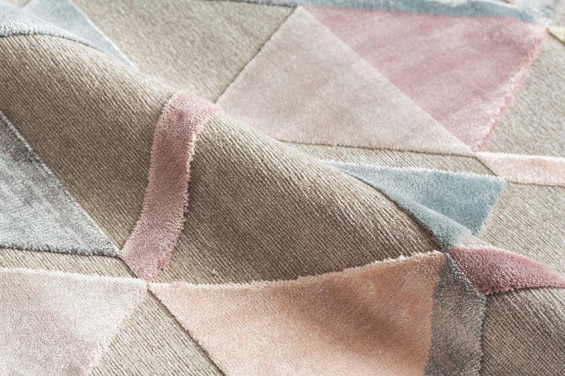 COLORISTICA ORIGAMI Col.474210 160x230 Бельгийский ковер Бежевый  - Вид №3