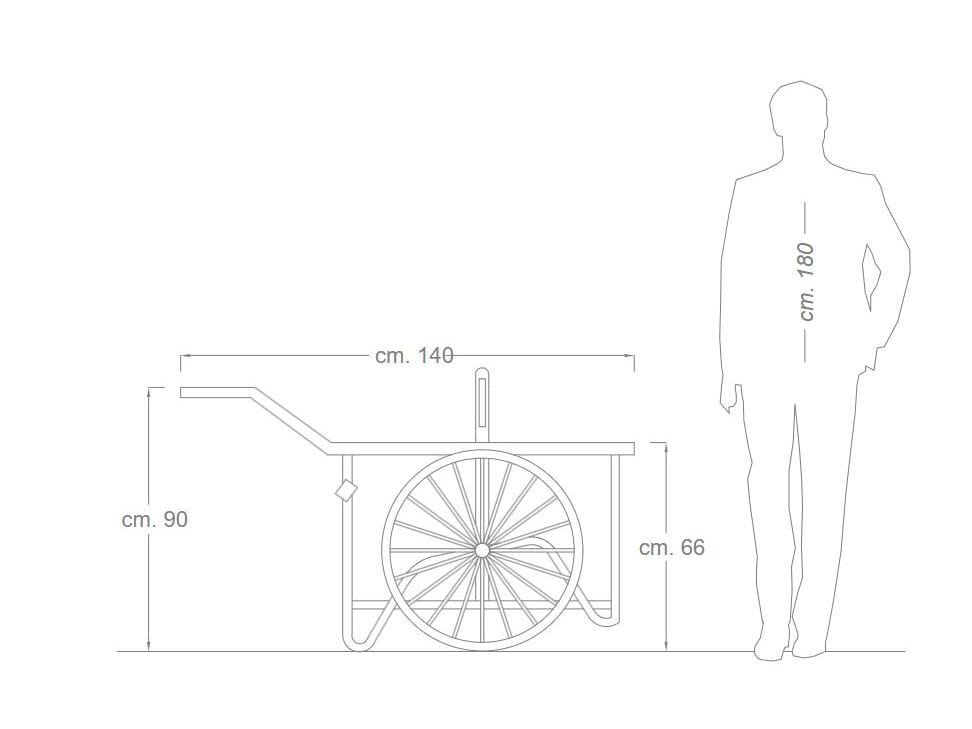 Экологичная тележка оператора DIMCAR MARATEA DOUBLE ARCH-00068190 - Вид №2