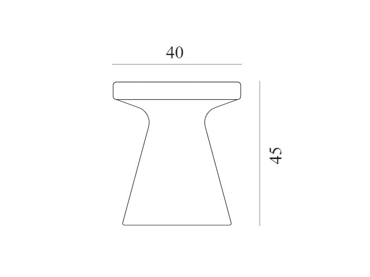 Круглый журнальный столик из красного дерева Exteta Zen Line ARCH-00035883 - Вид №8