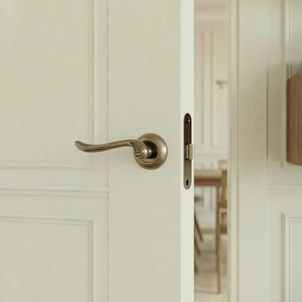 Дверные ручки Fuaro Art без запирания цвет бронза STLM-2110597 - Вид №1