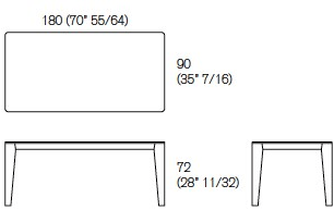 Agapecasa Прямоугольный стол Compensato sun-id-1487813 - Вид №1