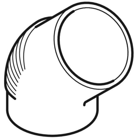 GEBERIT 310.450.14.1 Отвод Geberit Silent-db20  - Вид №1