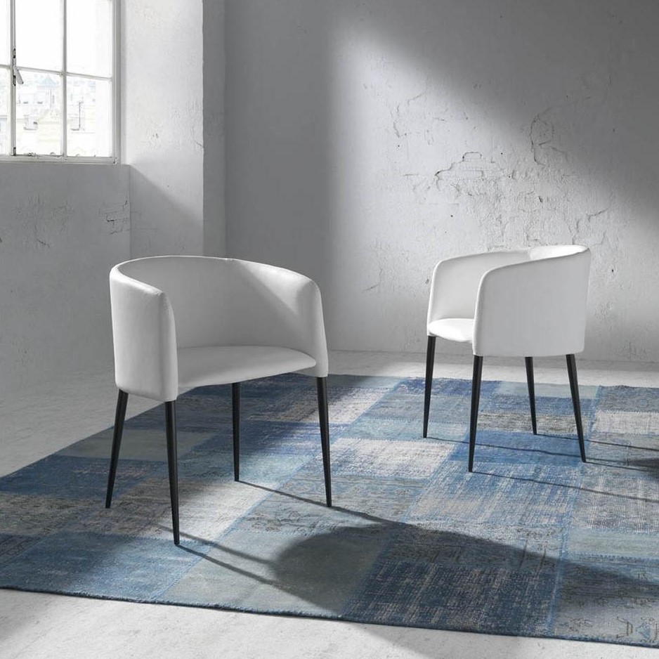 Стул DC388-ARM от Angel Cerda ANGEL CERDA  148279 Белый  - Вид №3