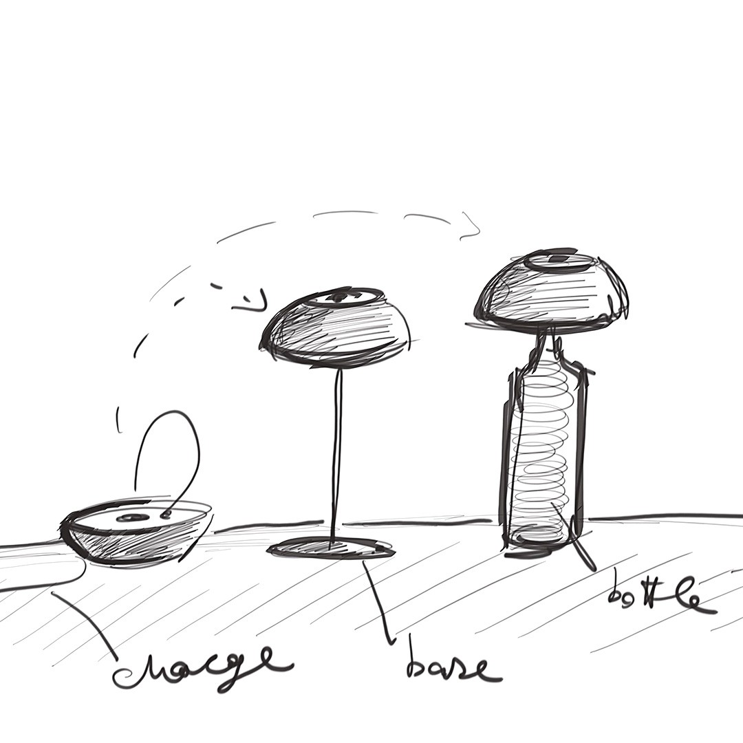 Axo Light LTFLOATXCGCOLED con.green лампа настольная / подвесная 120933 - Вид №1