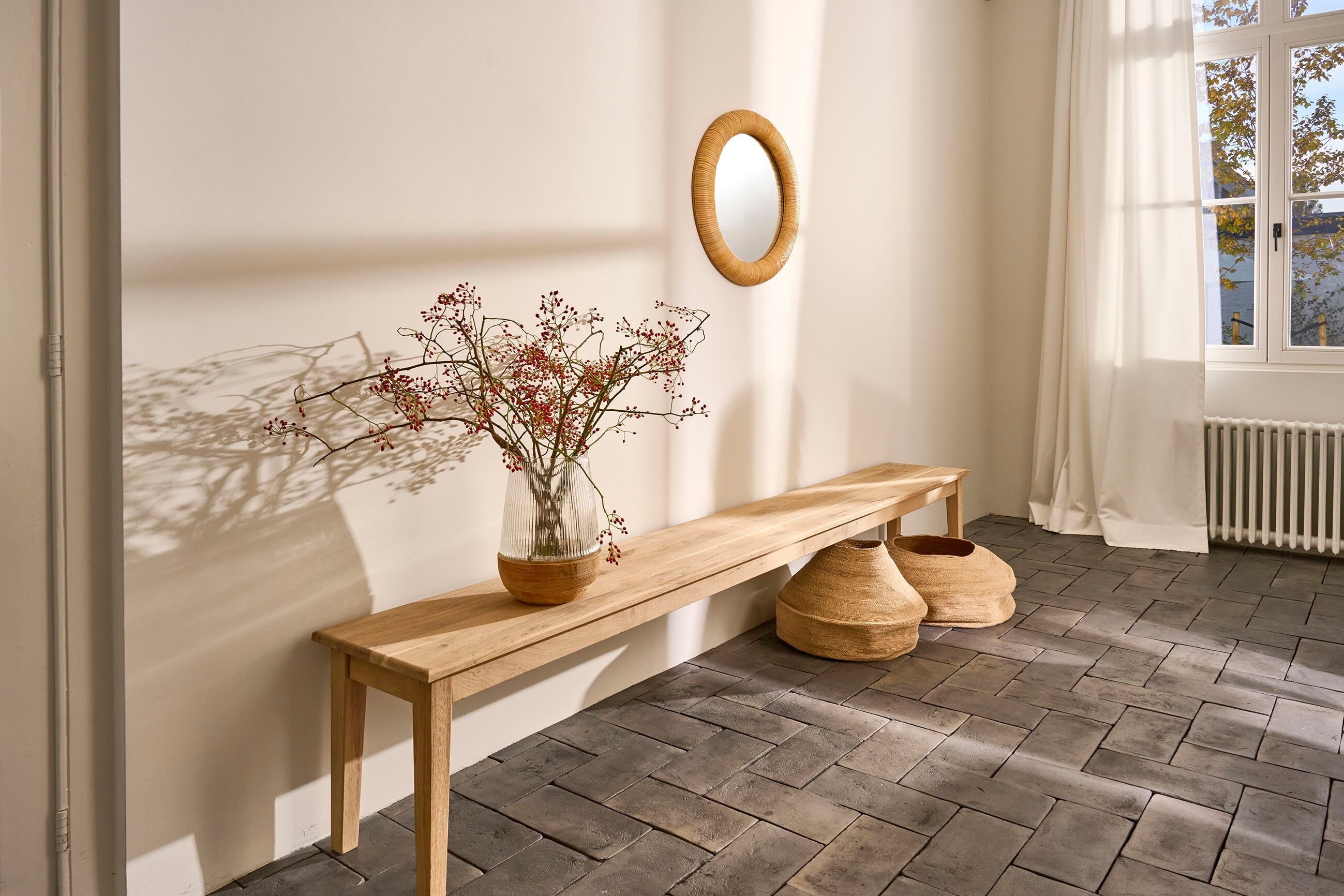 Ротанг круглое зеркало POMAX IMAGINAR ARCH-00129725 - Вид №3