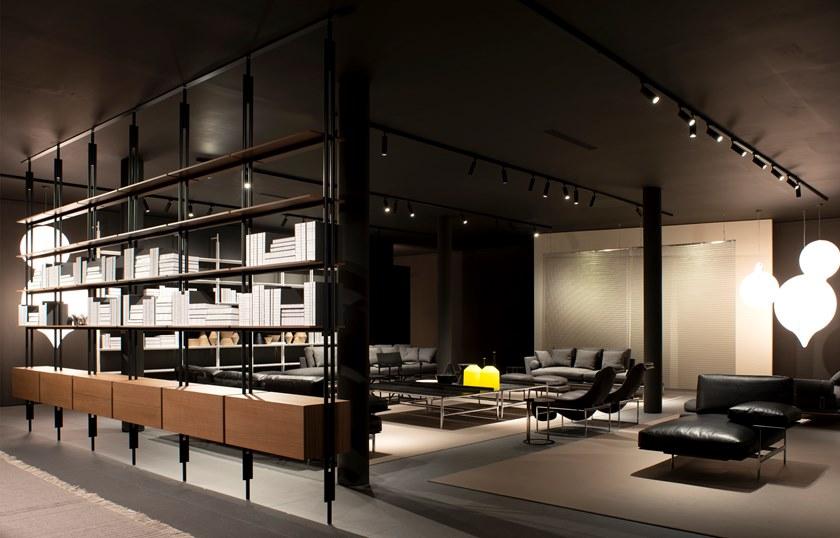 B&B Italia Книжный шкаф открытый с креплением от пола к потолку sun-id-1379837 - Вид №7