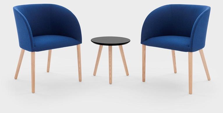 Viganò Низкий круглый деревянный журнальный столик Milly sun-id-1482383 - Вид №1