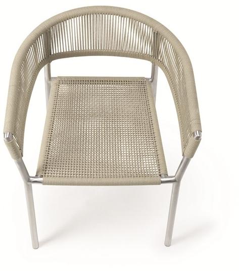 Ethimo Штабелируемый садовый стул из веревки Kilt Kisa00cg0 - Вид №10