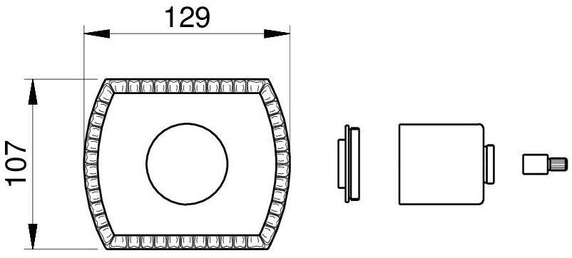 Bronces Mestre Смеситель для душа из латуни с одним отверстием Shower system 046191-2-3-4-5 - Вид №1