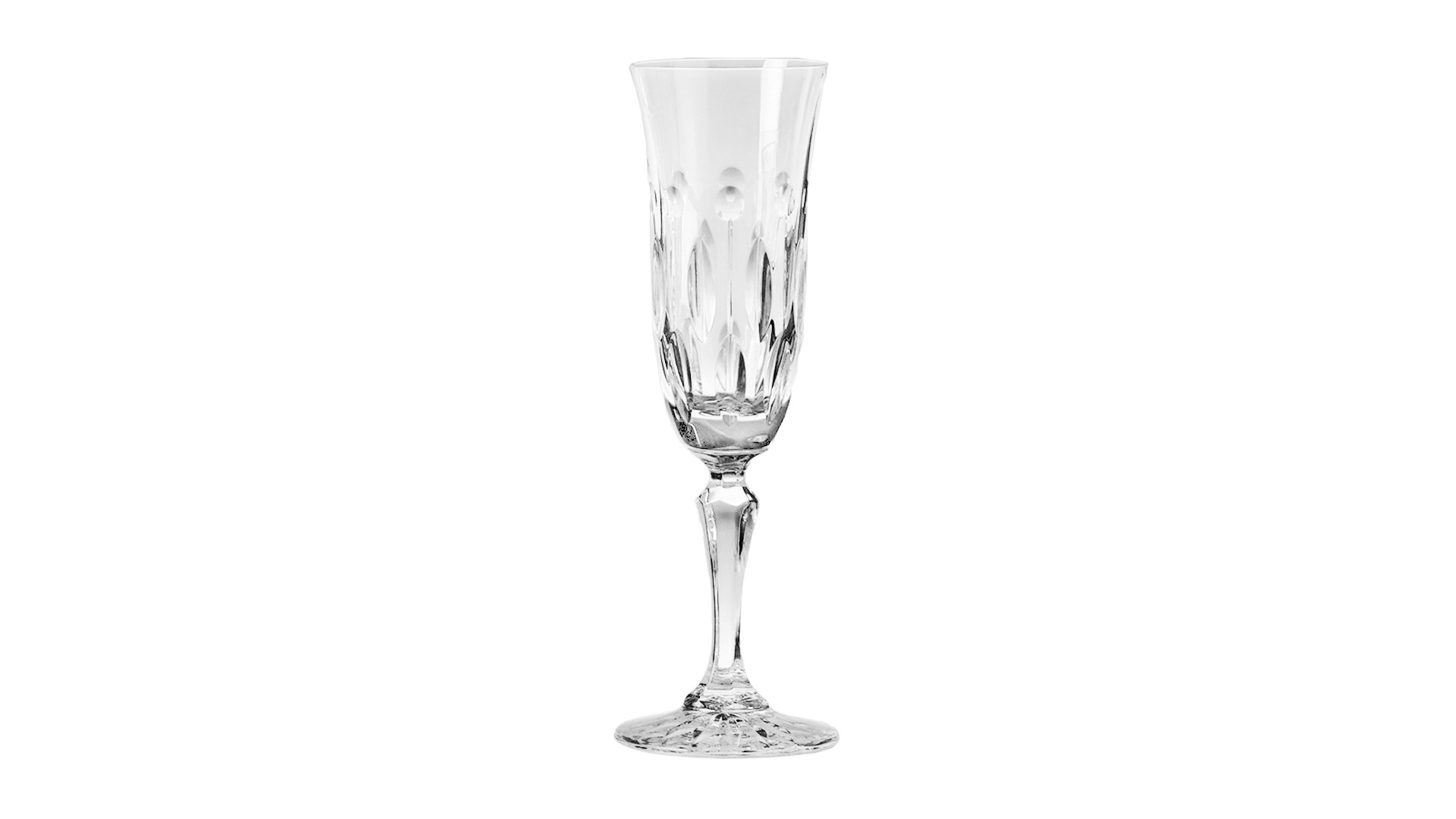 10622818 Cristal de Paris Набор фужеров для шампанского Cristal de Paris"Барселона"200мл,6 шт Хрусталь  - Вид №1