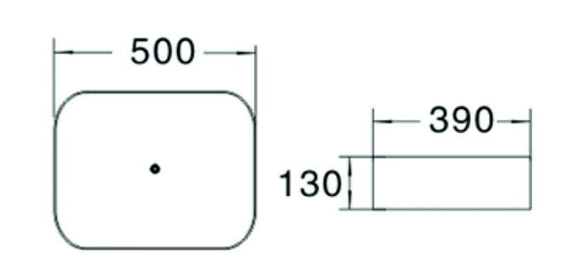 Раковина чаша SL-1051MG SANTILINE  - Вид №1