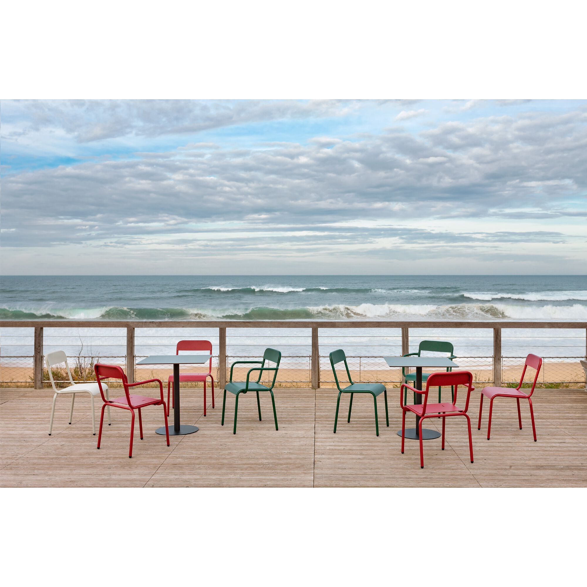 Штабелируемый стул с подлокотниками iSimar ARCH-00063189 - Вид №1