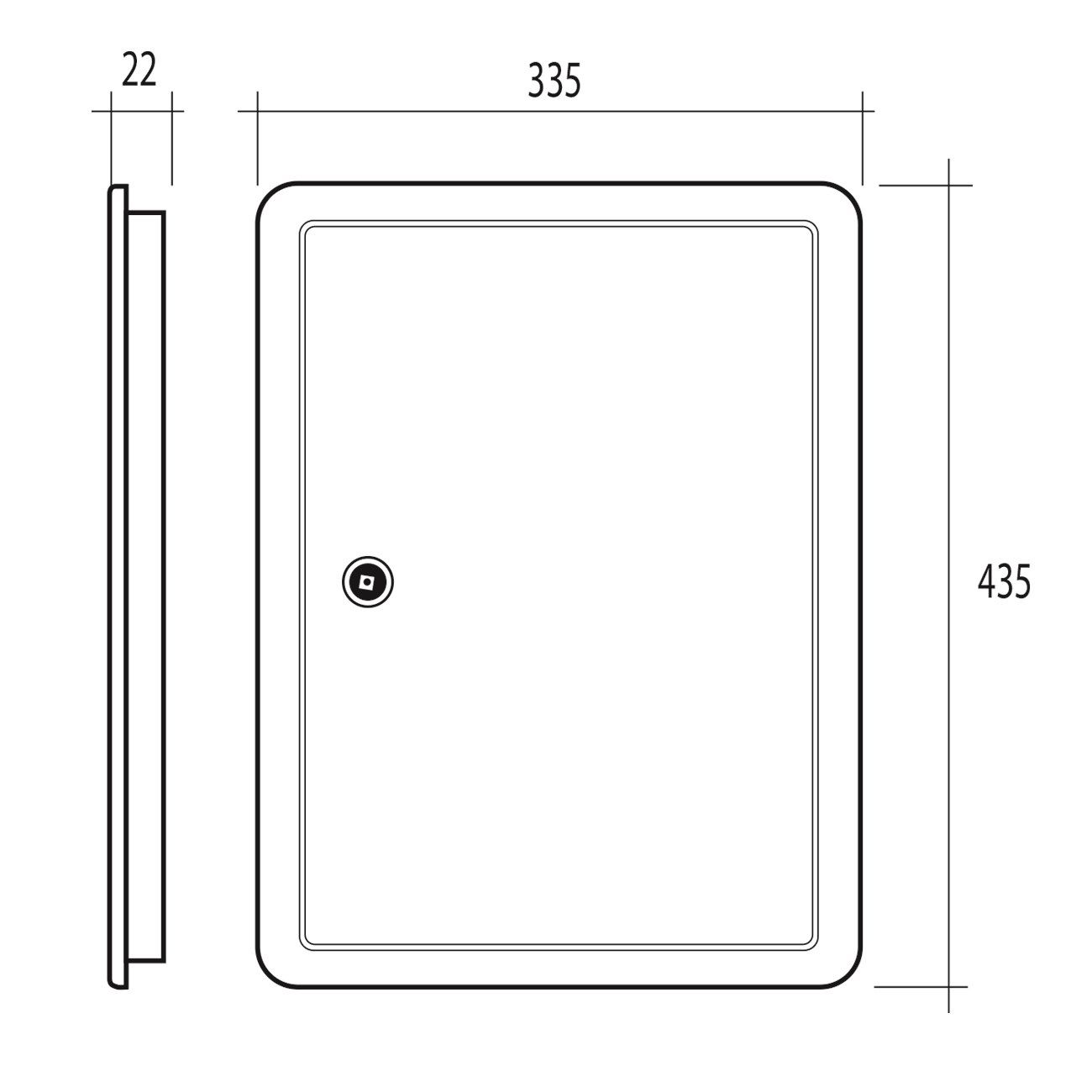 Инспекционная дверца для отверстия 320×420 мм First Corporation вентиляция ARCH-00089871 - Вид №4