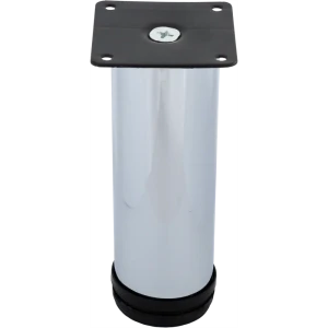 Опора регулируемая SL-001, 150х50 мм, сталь, цвет хром 82065825 STLM-2031232