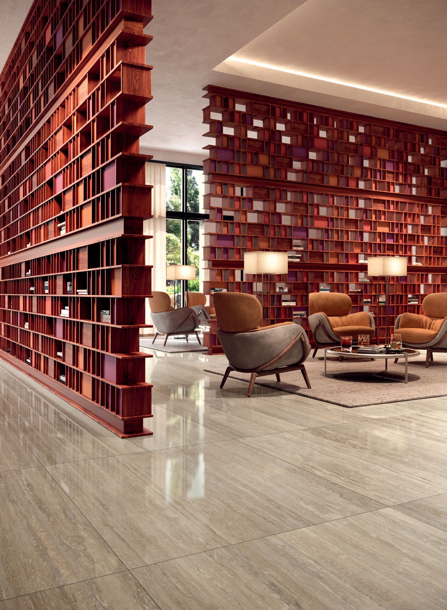 Керамогранит / напольное покрытие из ламинированного керамогранита с мраморным эффектом COTTO D'ESTE Starlight ARCH-00074282 - Вид №1