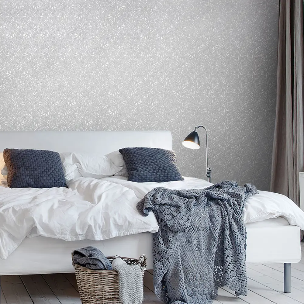 Обои флизелиновые Ateliero Kiyar серые 1.06 м 38332-06 STLM-2083281 - Вид №3