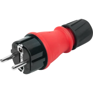 Вилка ELECTRALINE плоская для мебели с заземлением 16А 82924114