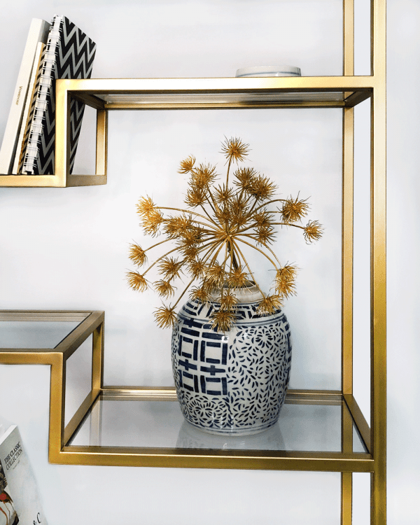 Стеллаж открытый золото "Ариан" FOR MISS  263944 Золото  - Вид №2