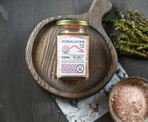 8197 Соль розовая гималайская (мелкий помол) Вкусляндия