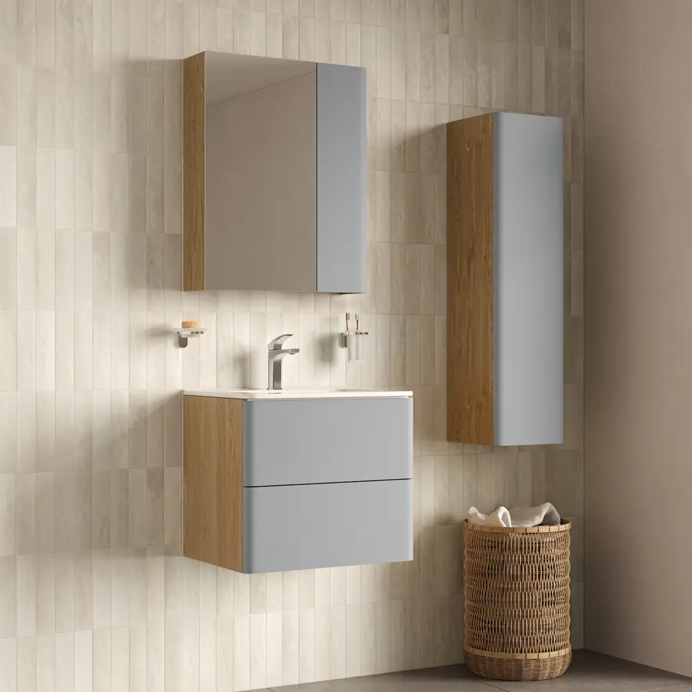 Корпус зеркального шкафа Iddis Lahta LAH60V0i99 72x60x15 см цвет дуб светлый STLM-2198671 - Вид №6