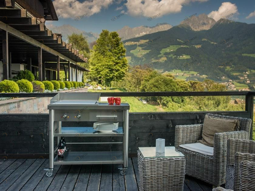 JOKODOMUS Отдельностоящий кухонный модуль с тарелкой теппаньяки Auxilium 697110