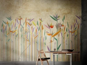 Inkiostro Bianco Обои под ткань с цветочными мотивами Natural beauty 01-19 Inkdhng19