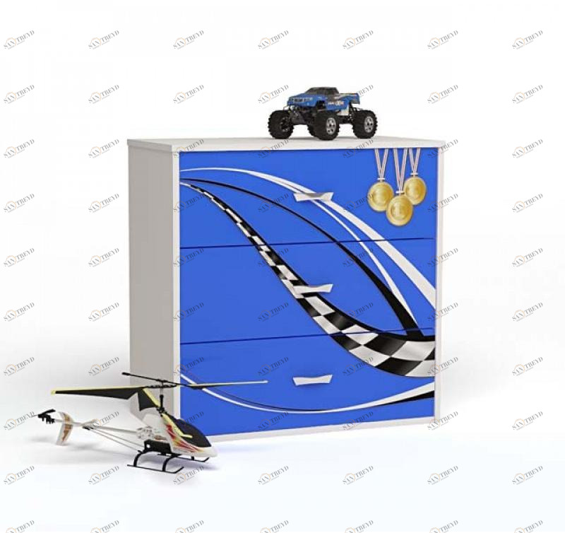 Комод ABC-KING синий 4631147956446