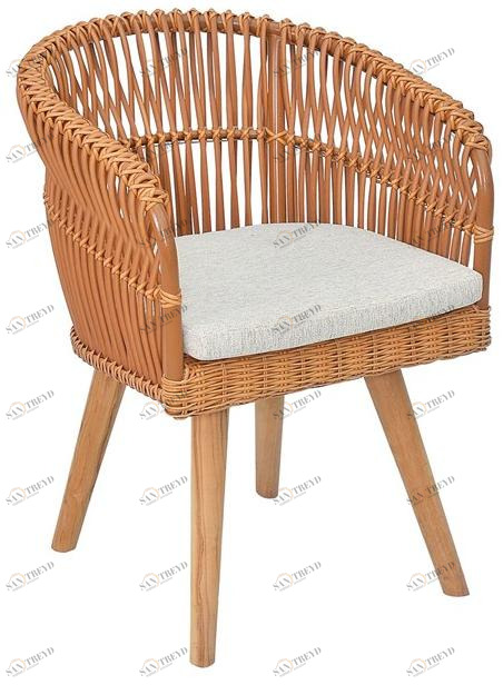 cbdesign Садовый стул из синтетического волокна с подлокотниками Aruba N301n3