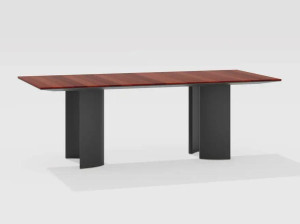 Прямоугольный садовый стол из лавового камня