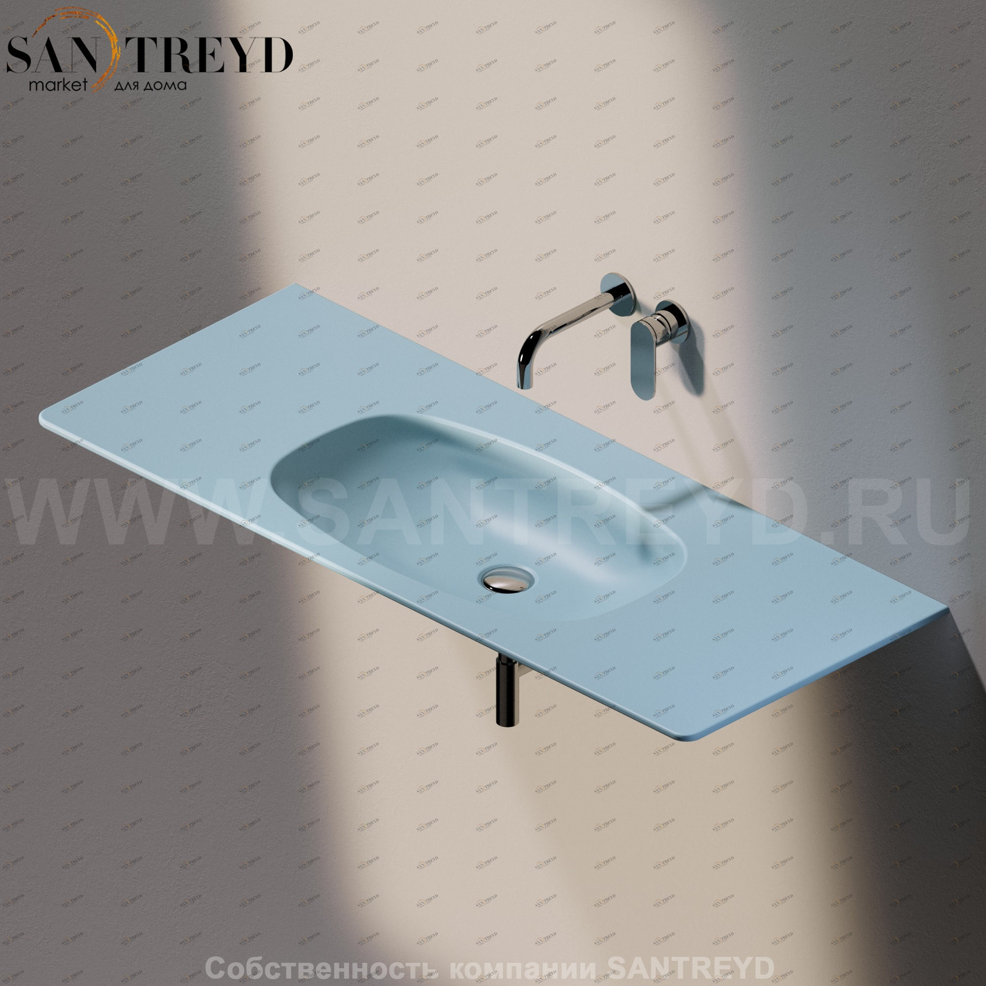 ND120L.5014 Подвесная раковина настенная прямоугольная Ceramica Flaminia Nuda