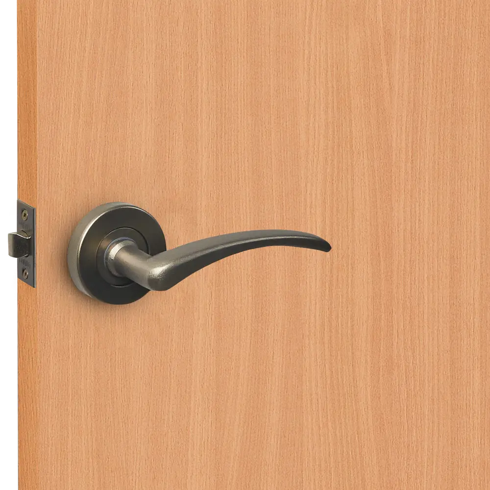 Дверные ручки Punto R.H50.015 без запирания цвет графит STLM-2127896 - Вид №5