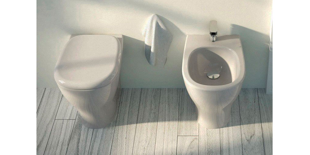 M20 Приставной унитаз напольный Белый Ceramica Hidra MY new! Италия - Вид №1