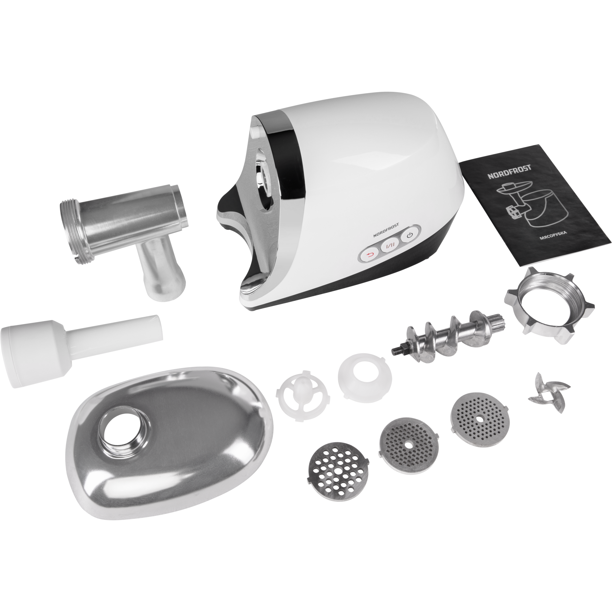 9176832 Мясорубка электрическая NORDFROST MG 280B белый STDN-0116043 - Вид №8