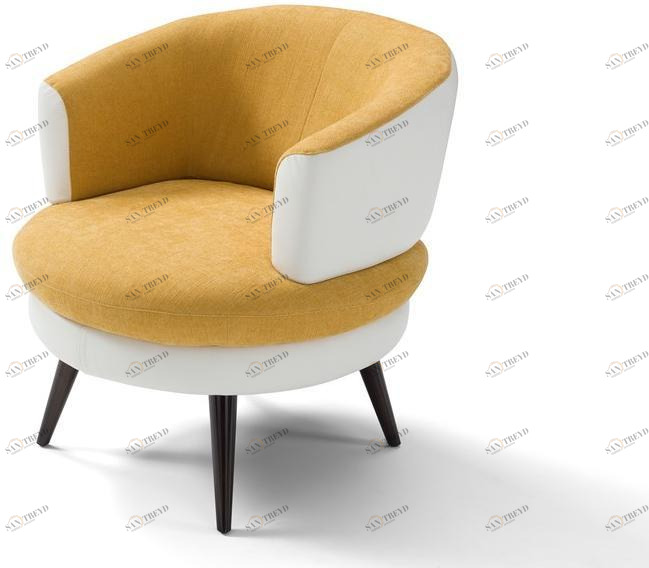 Max Divani Кресло из ткани с подлокотниками sun-id-1506008