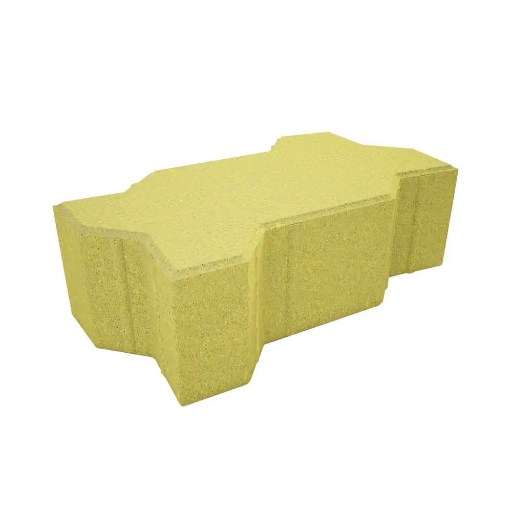Плитка тротуарная Сигма 220x110x80 мм цвет желтый 85263247 STLM-2149151 Santreyd 
