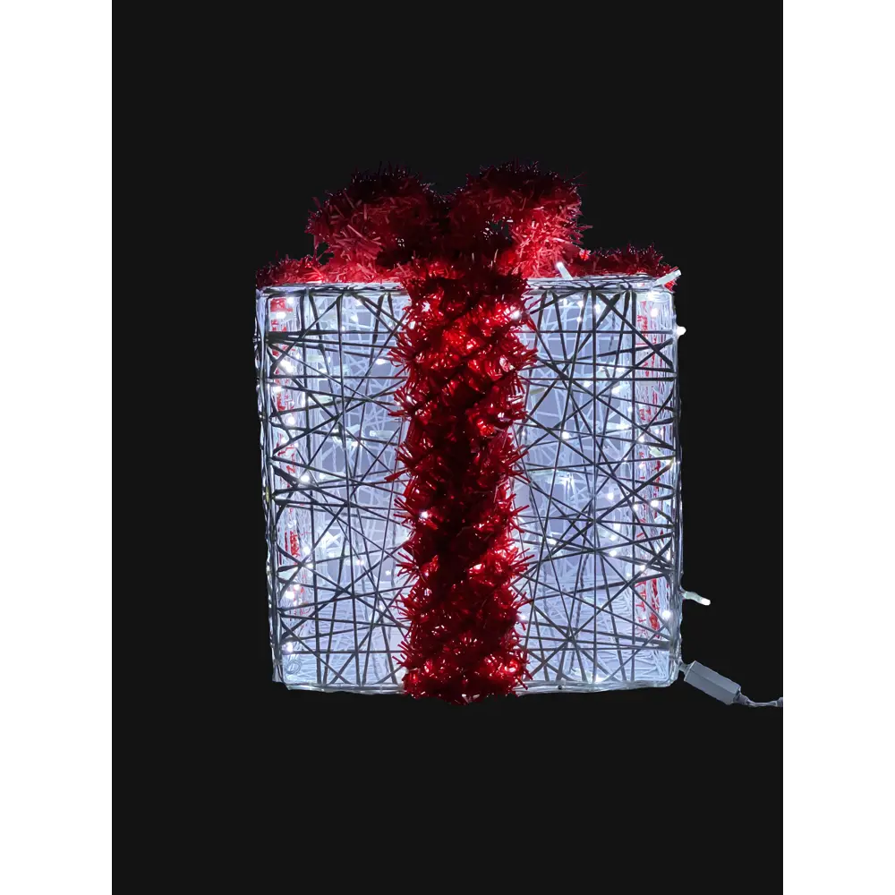 Электрическая светящиеся фигура Подарок 400 LED 180x180x180 см теплый белый свет 86164003 STLM-2202754 AJURIO  - Вид №18
