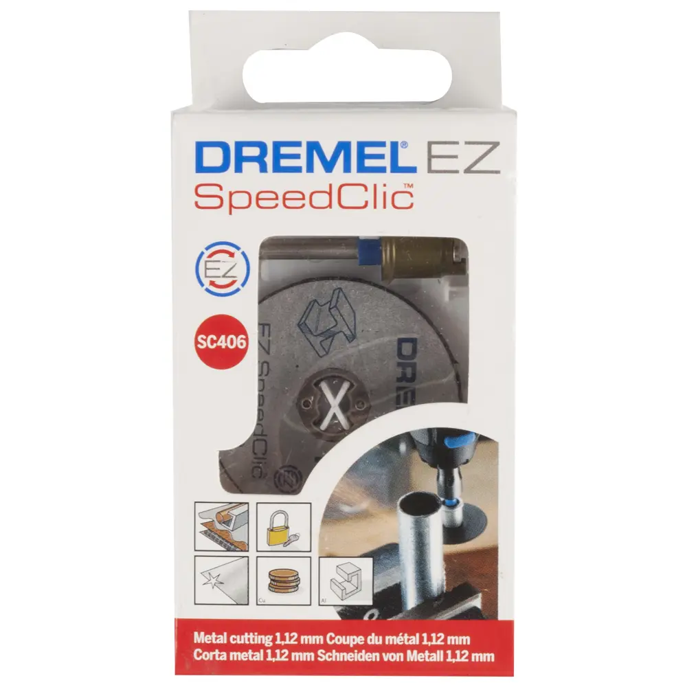Набор отрезных кругов Dremel SpeedClic SC406, резка металла, 38 мм, 2 шт STLM-2080374 - Вид №2