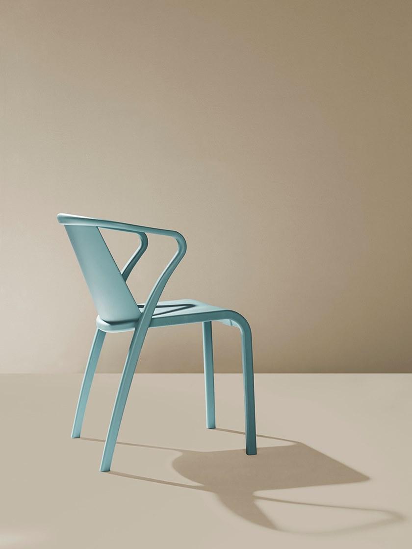 Ezpeleta Штабелируемый садовый стул из полипропилена с подлокотниками  Mn-fad00  - Вид №3