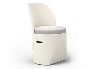 Садовый стул со встроенной подушкой