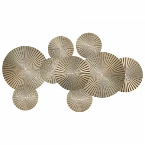 Панно декоративное настенное из дерева 90х160 см шампань Inflow-9 EVENHOME  00-3878804 Бежевый