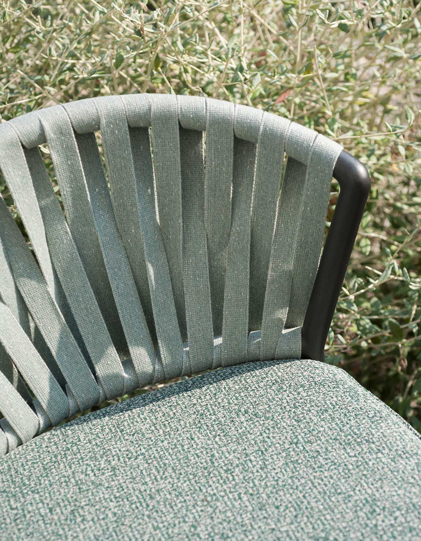 Высокий садовый стул из ремешка и смолы RODA Piper ARCH-00101099 - Вид №5