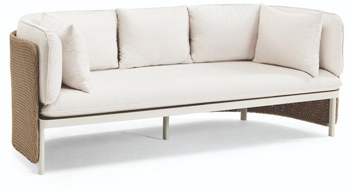 Ethimo 3-х местный тканевый садовый диван Esedra Esd3ban - Вид №2