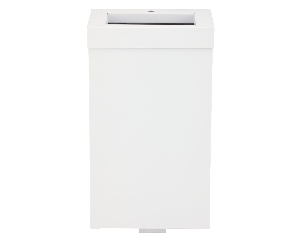 KSB107 Ведро для мусора открытое STELLA SLIM WHITE LINE, объем 27 л, белый Merida  - Вид №3